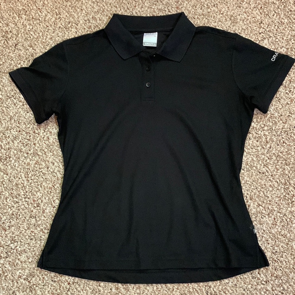 Craft Black Polo Style Golf Shirt